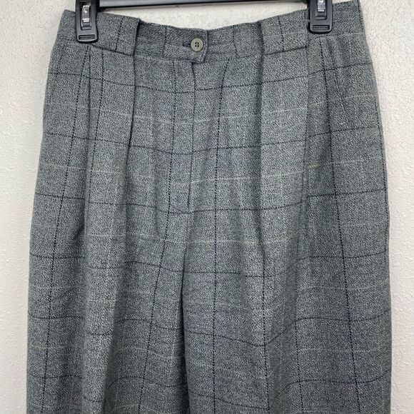 Pre-Owed Jones New York Womens Gray and Black Slacks Size 10 - Picture 2 of 7